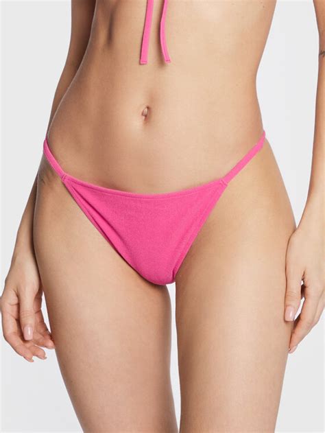 Calvin Klein Swimwear Dół od bikini KW0KW01887 Różowy Modivo pl