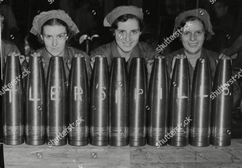 Wwii Britain Munitions Shellsthis Picture Taken Editorial Stock Photo