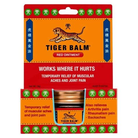 Tiger Balm Analgesic Red Ointment G