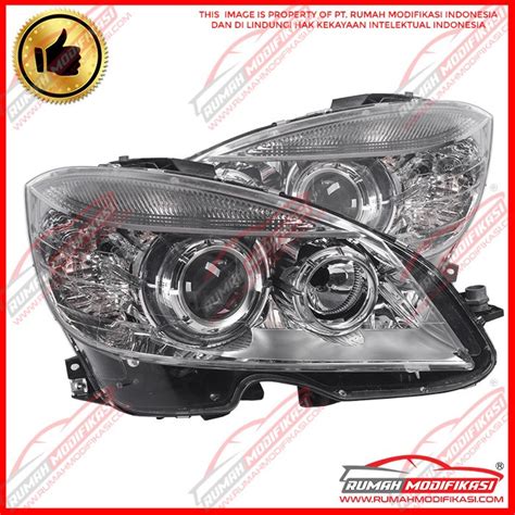 Jual HEADLAMP BENZ W204 C CLASS 2006 2010 CHROME DEPO