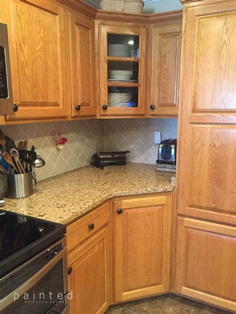 How To Glaze Oak Kitchen Cabinets Things In The Kitchen