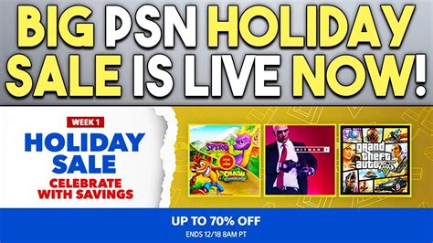 Big Psn Holiday Sale Is Live Tons Of Great Ps4 Game Deals Youtube