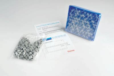 Thermo Scientific 9mm Certified Clear Wide Opening Screw Thread Kits