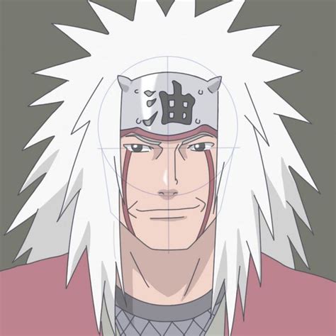 Howdrawjiraiyanarutostep Jiraya Desenho Personagens De Anime Jiraya