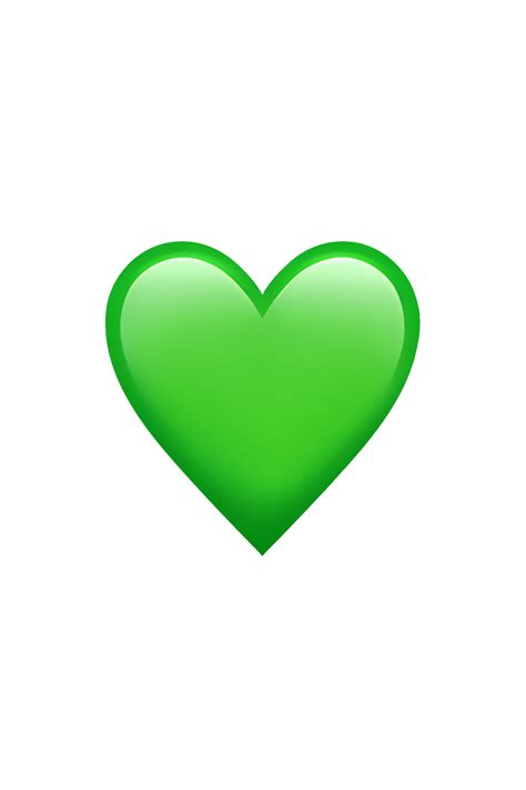 Emoji Hearts Green