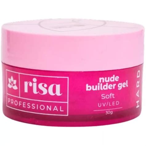 Risa Builder Gel Hard Soft Nude G Jadiperfumaria