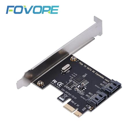 SATA Expansion Card 2 Port SATA 3 0 III 6Gbps PCI E Expansion Card PCI