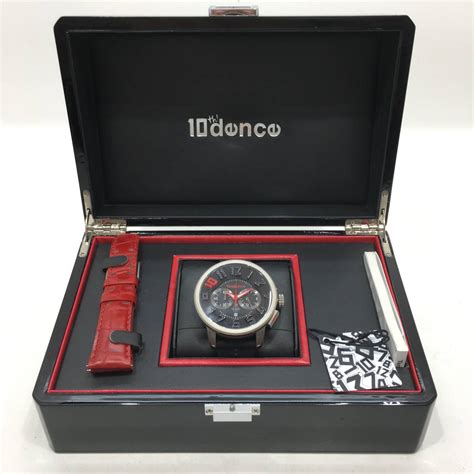 【目立った傷や汚れなし】tendence テンデンス 10th Aniversary Titanium チタニウム クロノグラフ 腕時計