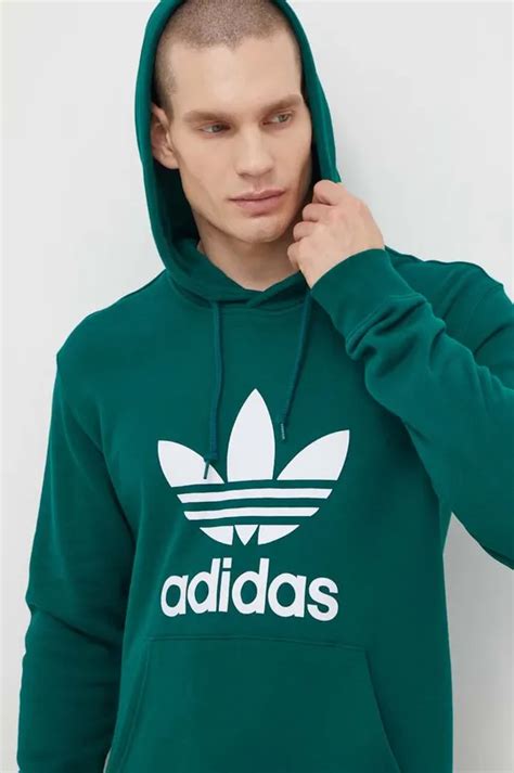 Adidas Originals Cotton Sweatshirt Adicolor Classics Trefoil Mens