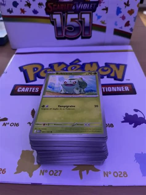 SET COMPLET POKEMON 151 Communes Peu Communes Co Unco EV3 5 Neuves