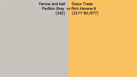 Farrow And Ball Pavilion Gray Vs Dulux Trade Rich Havana Yy