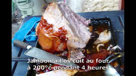 Jambon à L Os Cuit Au Four Youtube