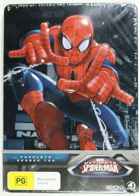 Marvel Ultimate Spiderman Temporada Completa Steelbook Dvd Set