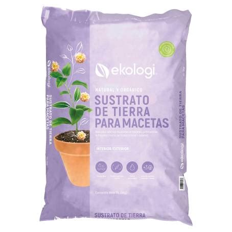 Sustrato De Tierra Para Macetas Ekologi Org Nico L Kg Sam S Club