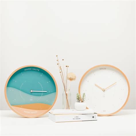 Blue And Beige Tide Clock Buy Customizable Hand Made Tide Clock