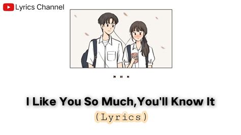 I Like You So Much Youll Know It Lyrics A Love So Beautiful Ost