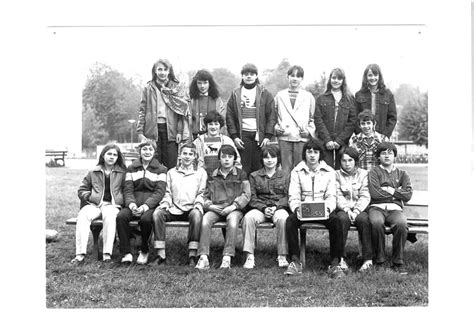 Photo de classe 55 de 1981 Collège E Bichat Copains d avant