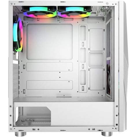 Montech Fighter 500 White ATX Mid Tower Gaming Case - Vibe Gaming