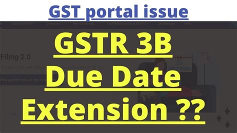 Gstr 3b Due Date Extension March 2023 Youtube