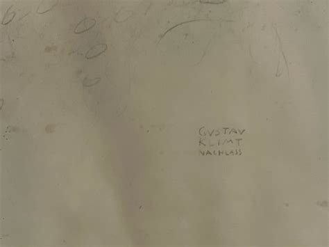 Gustav Klimt Nude Figural Pencil Paper Illustration Mutualart