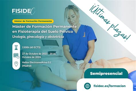 M Ster De Formaci N Permanente En Fisioterapia Del Suelo P Lvico