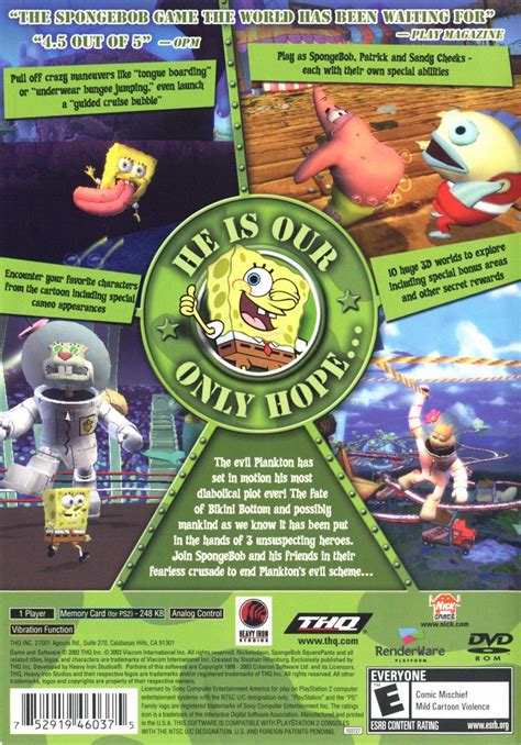 Spongebob Squarepants Battle For Bikini Bottom Images Launchbox Games Database