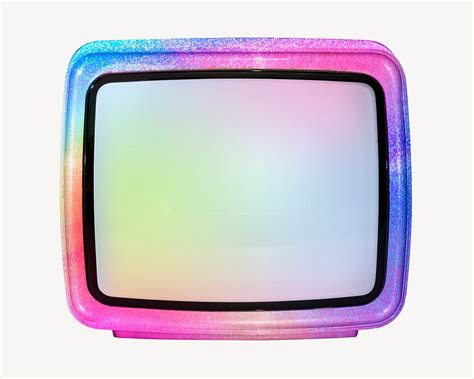 Retro television mockup, colorful aesthetic | Free PSD Mockup - rawpixel