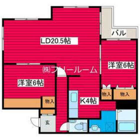 ビルボード月寒公園 北海道札幌市豊平区月寒西四条5丁目 7万円／2ldk 洋室6畳洋室6畳ldk24．5畳／6817㎡｜賃貸物件