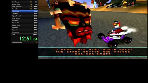 Crash Team Racing Speedrun Ps H M S Youtube