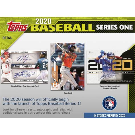 2020 Topps Series 1 Baseball Hanger 8ct Lot Steel City Collectibles