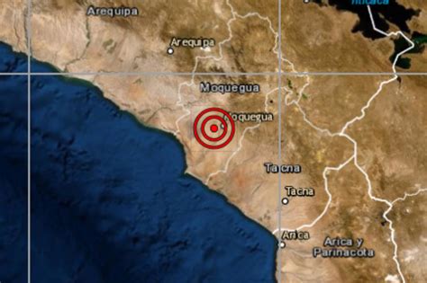 Temblor Hoy En Perú Moquegua Fue Sacudida Esta Madrugada Por Sismo De Magnitud 39 Noticias