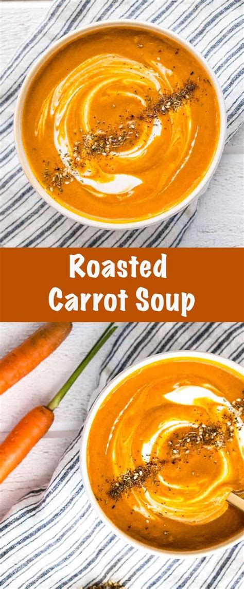 Bright And Cozy 30 Minute Roasted Carrot Soup A Comforting Healthy