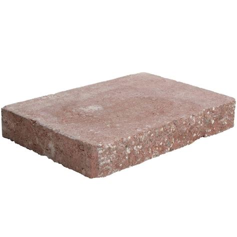 Pavestone 2 In X 12 In X 8 In River Red Concrete Wall Cap 81451