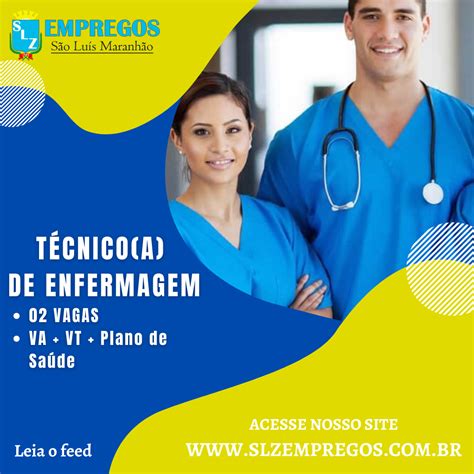 Vaga Técnico De Enfermagem Segunda A Sexta - TÉCNICO(A) DE ENFERMAGEM - SLZ Empregos