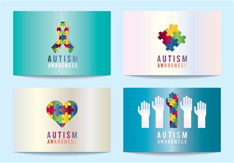 Autism Awareness Symbols 145686 Vector Art at Vecteezy