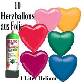 Herzluftballons Super Mini Set Hochzeitsballons Aus Folie Mit