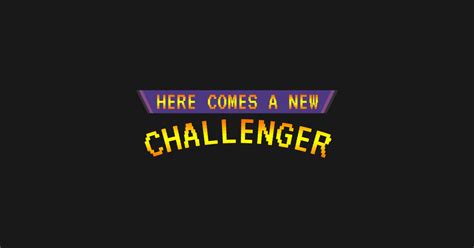 Here Comes A New Challenger Street Fighter Sticker Teepublic