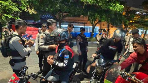 Diduga Hendak Balapan Liar Polres Ciamis Amankan Orang Pemuda