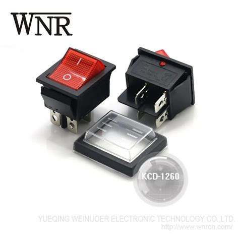 Wnre Kcd 1201waterproof Switch Kcd 3 Pin Rocker Switch With Led Buy