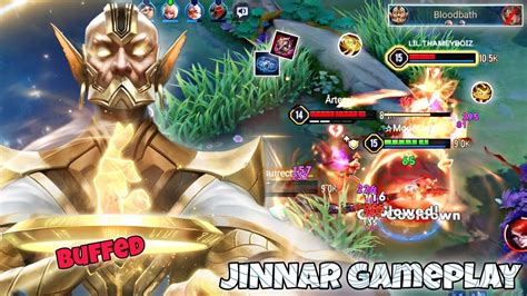 Jinnar Mid Lane Pro Gameplay New Season Buffed Arena of Valor Liên