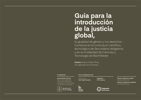 ¡llevamos Los Derechos Humanos Y La Justicia Global A Los Institutos Esf