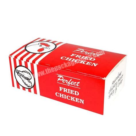 Custom Printed Take Out Paper Fried Chicken Boxes With Logo