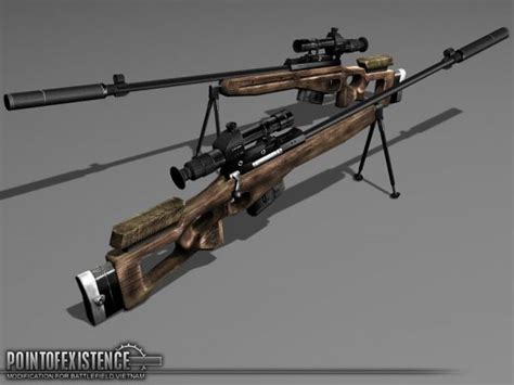 SV 98 Sniper Rifle Image Point Of Existence Mod For Battlefield