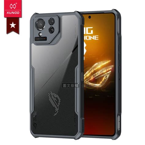 Xundd 訊迪 軍事防摔 Asus Rog Phone 8 Pro 鏡頭全包覆 清透保護殼 手機殼夜幕黑 Pchome 24h購物