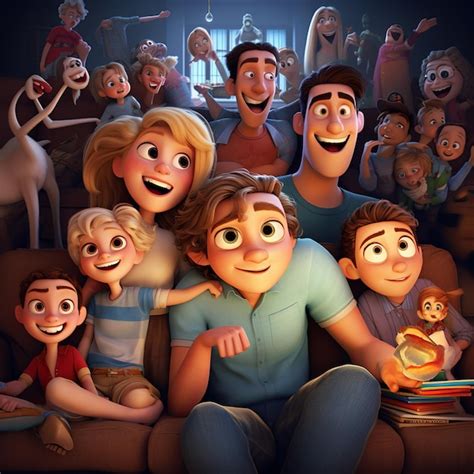 Premium Ai Image Illustration Of Pixar Movie Style