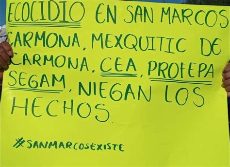 Habitantes De San Marcos Mexquitic Bloquean Y Denuncian Despojo De