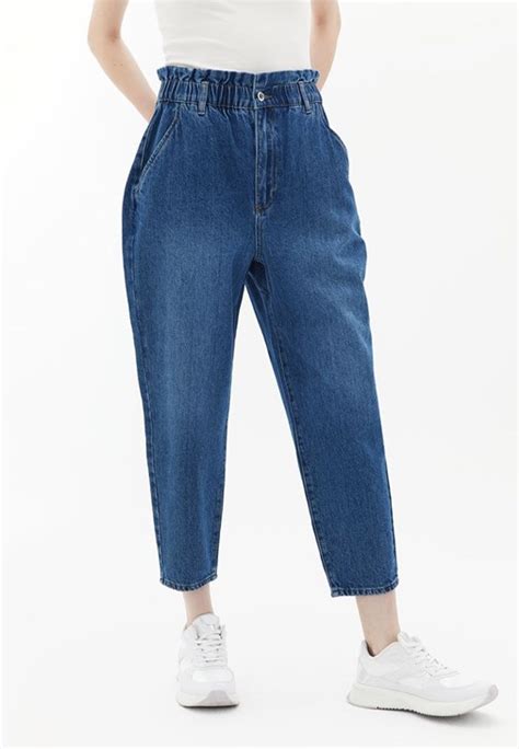 Baggy Fit Denim Pantolon Ve Atlet Kombini Oxxo