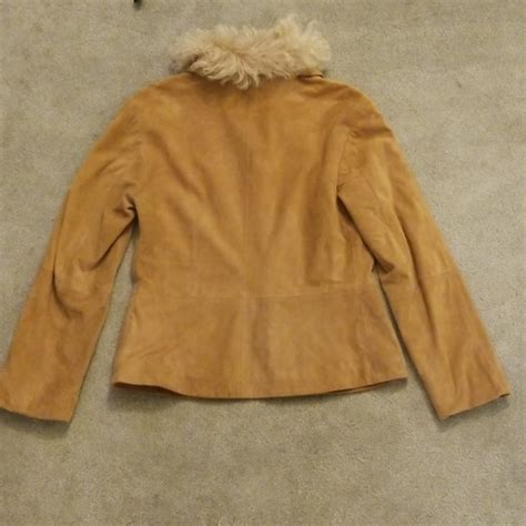 Oleg Cassini Jackets And Coats Vintage Oleg Cassini Tan Suede Jacket Poshmark