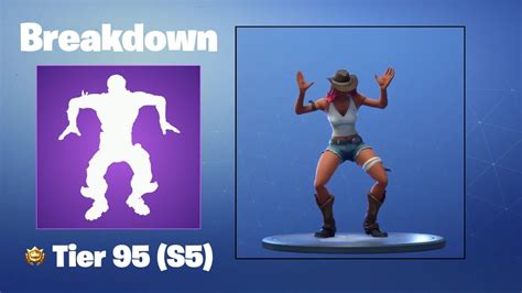 Breakdown Fortnite Emote YouTube