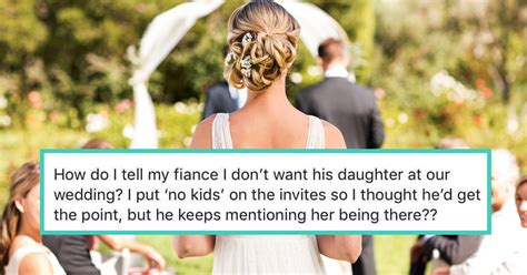 Bridezilla Tries To Exclude Fiancé’s 3 Year Old From Wedding